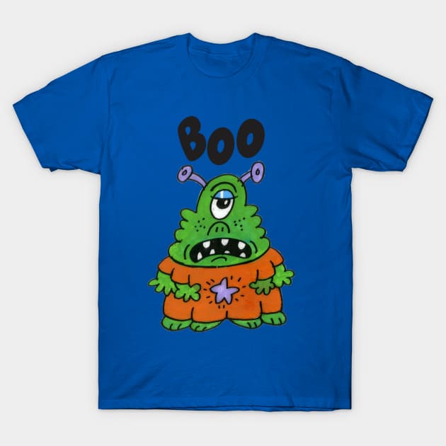 BOO 1 T-Shirt by June Rachelson-Ospa